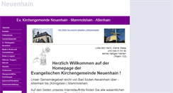 Desktop Screenshot of kirche-neuenhain.de